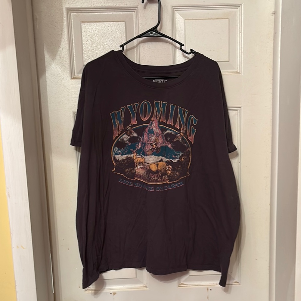 Mighty Fine Brown Short Sleeve Vintage Tee
